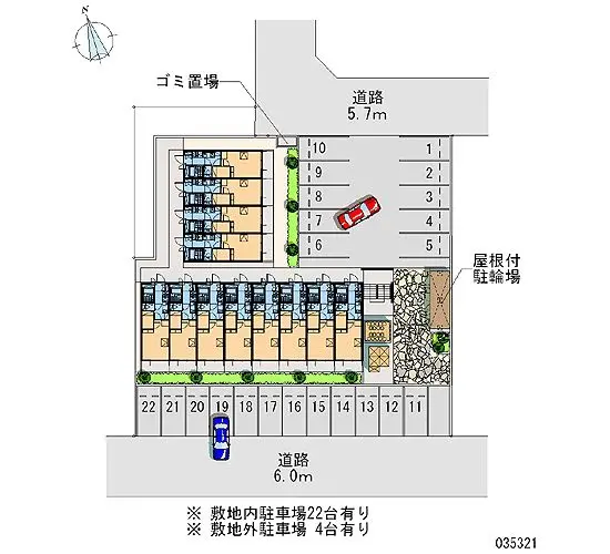 ★手数料０円★豊橋市牛川通３丁目 月極駐車場